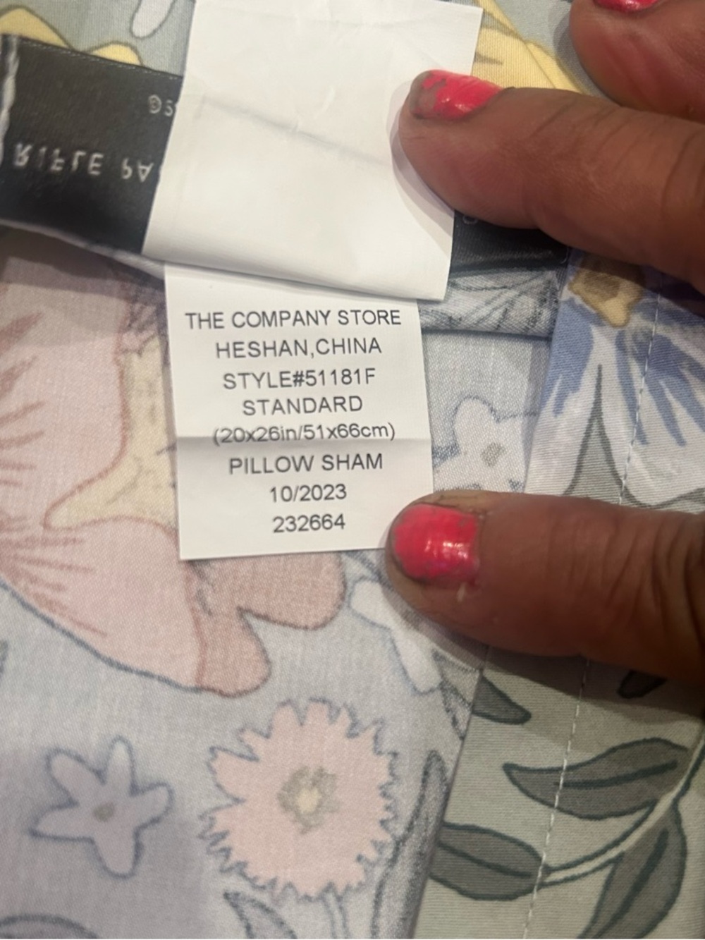 Rifle Paper Co x The Company Store 100% Cotton Duvet Cover King 2 Pillow Shams - Picture 10 of 10